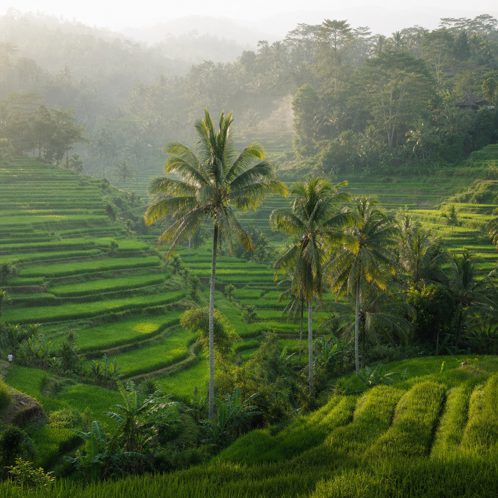 View of Canggu (Bali), Indonesia